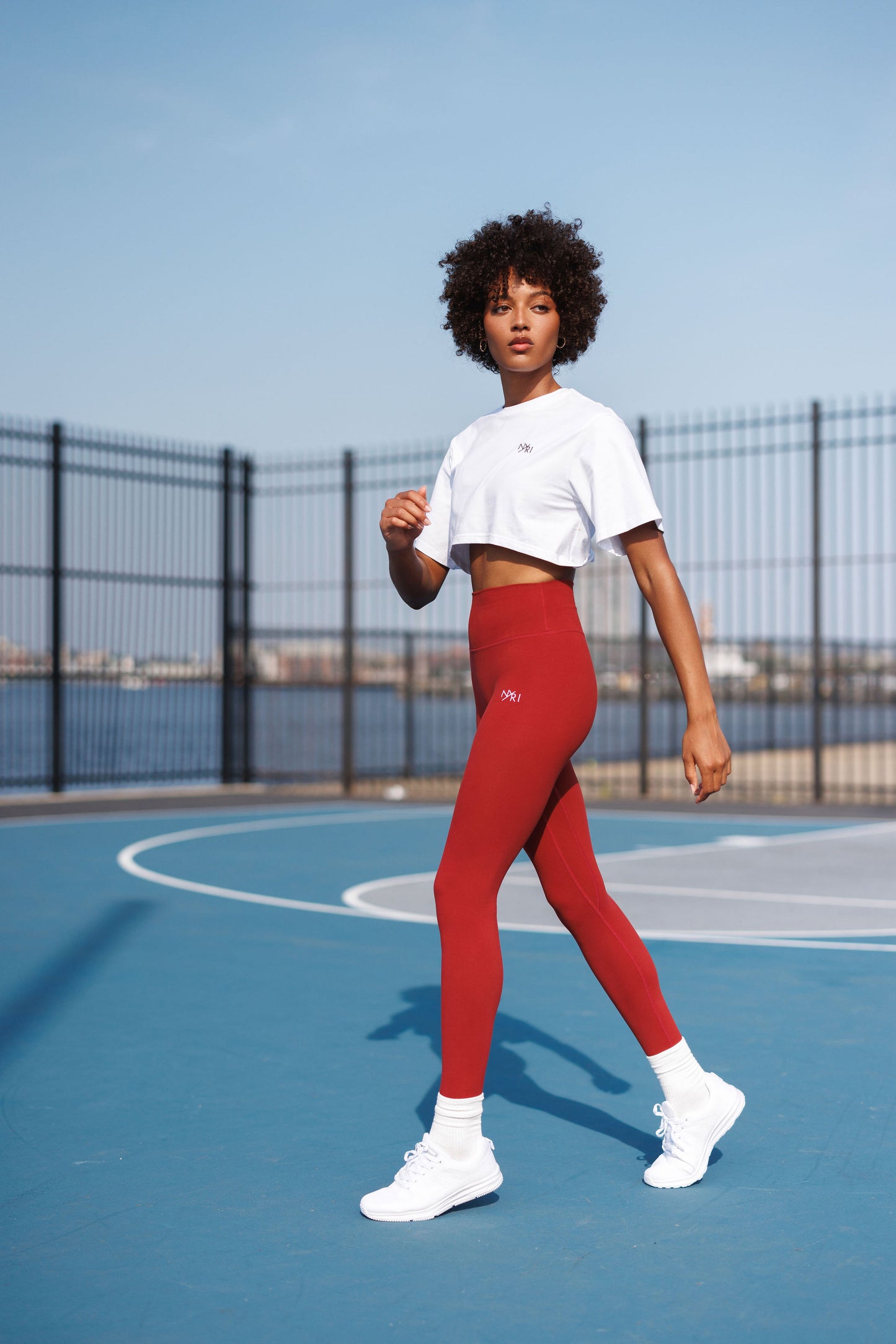 Oversized Crop Top for gym, yoga and pilates