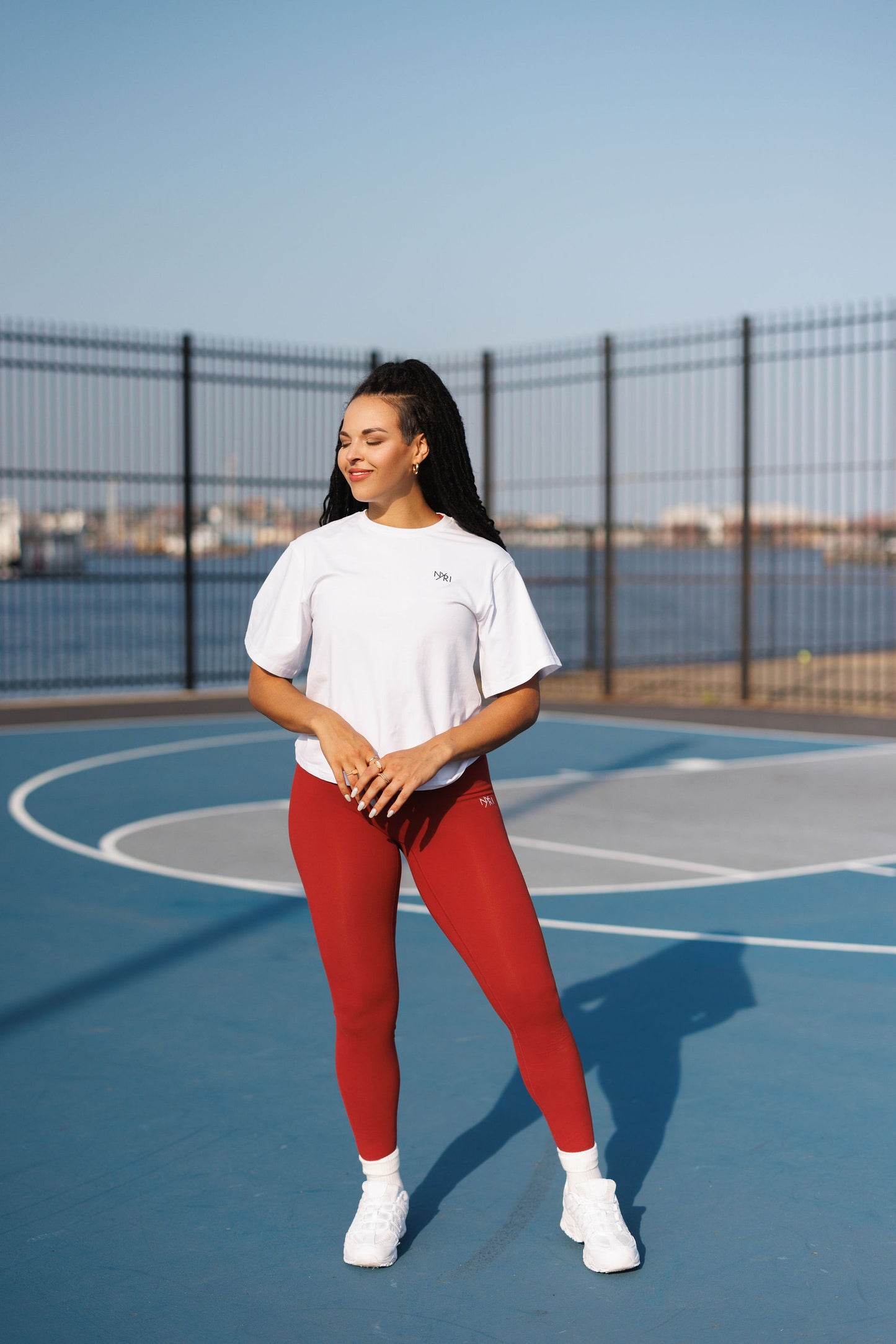 Oversized T-shirt and Top for gym, yoga and pilates